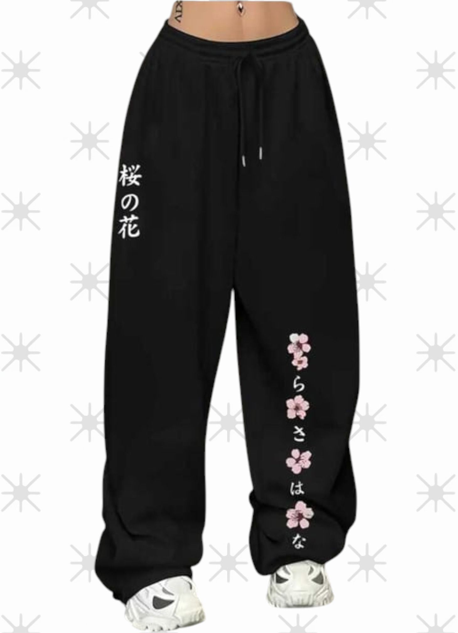 canversmartco Women Printed Black Track Pants-picture-10
