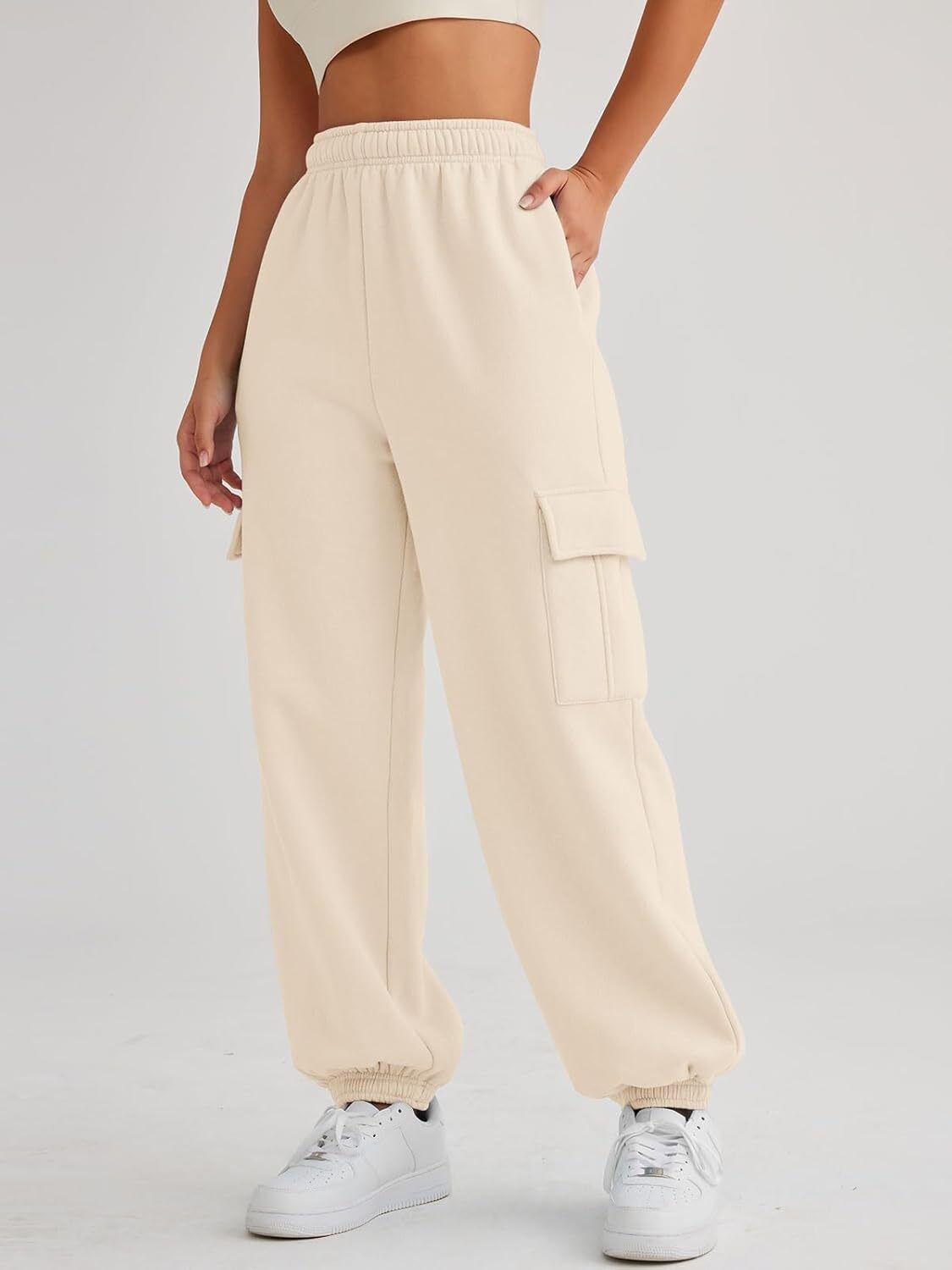 q-rious Women Solid Beige Track Pants-picture-21