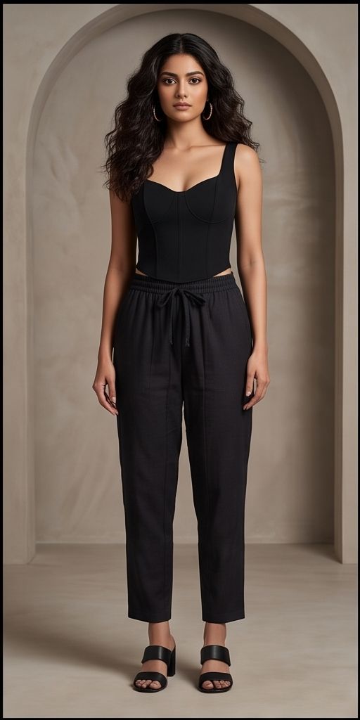 Women Regular Fit Grey Viscose Rayon Trousers-image-28