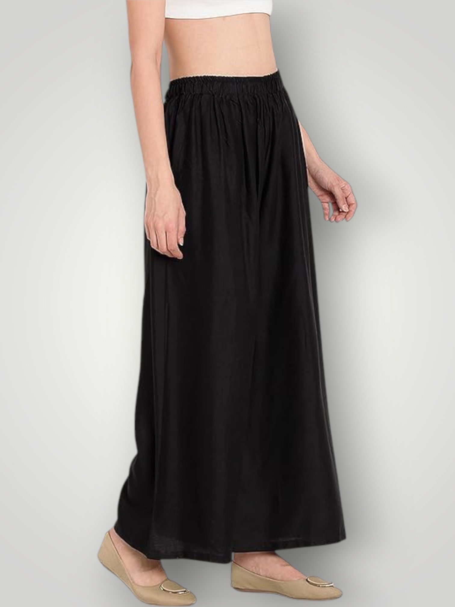 acd Women Comfort Fit Black Viscose Rayon Trousers-picture-28