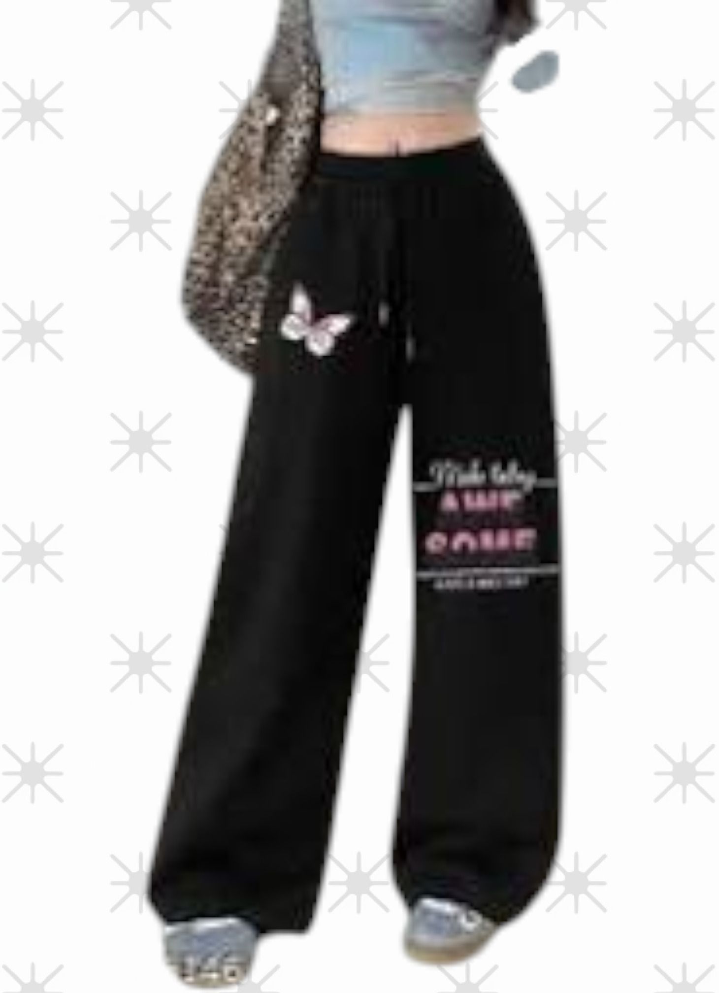 canversmartco Women Printed Black Track Pants-picture-20
