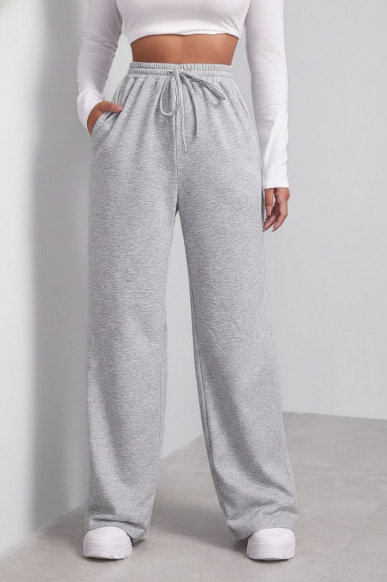 maygyq Women Solid Grey Track Pants-picture-12