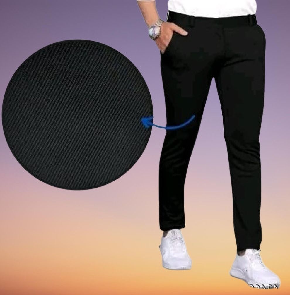nk styelish Men Solid Black Track Pants-picture-36