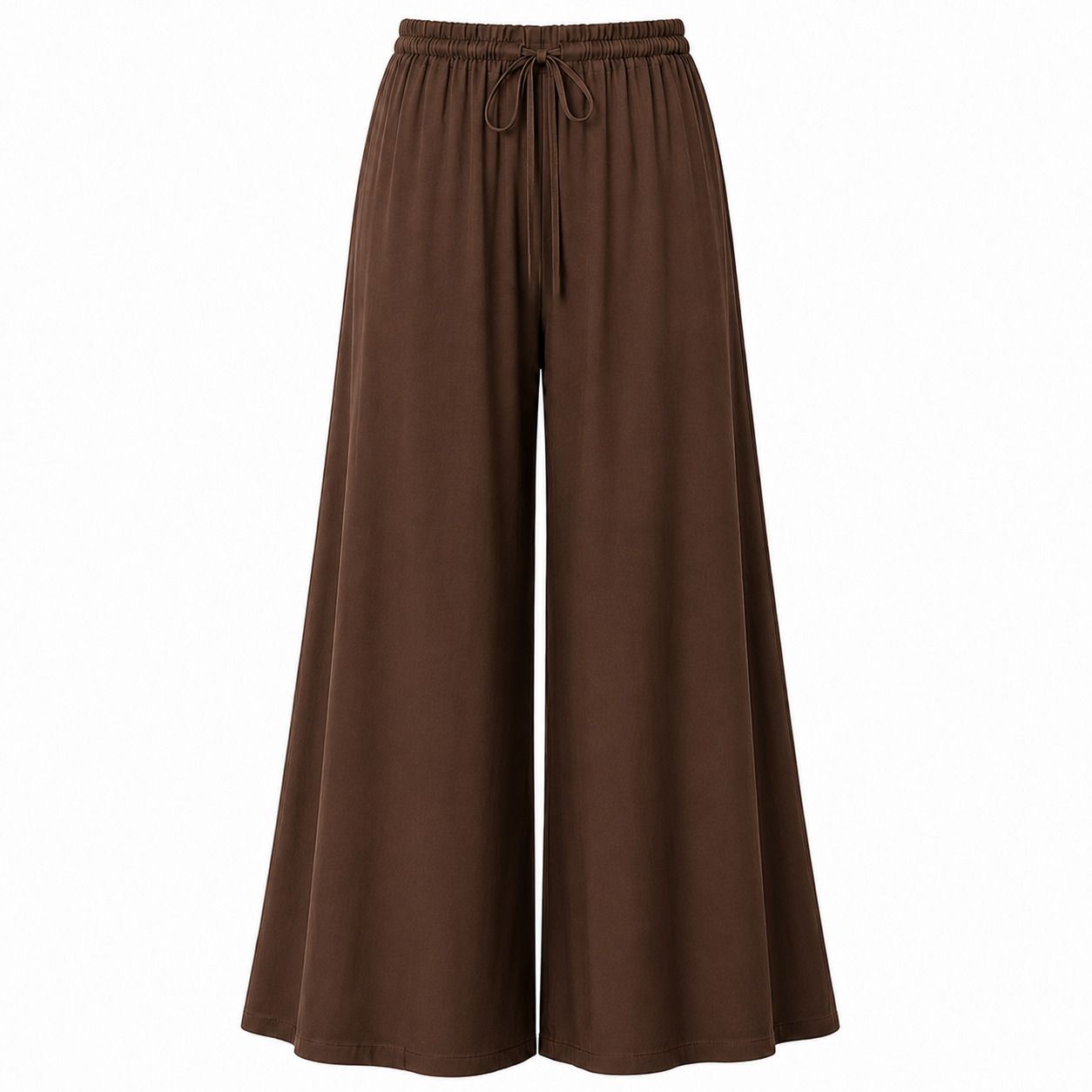 metronaut Relaxed Women Brown Polyester Trousers-picture-46
