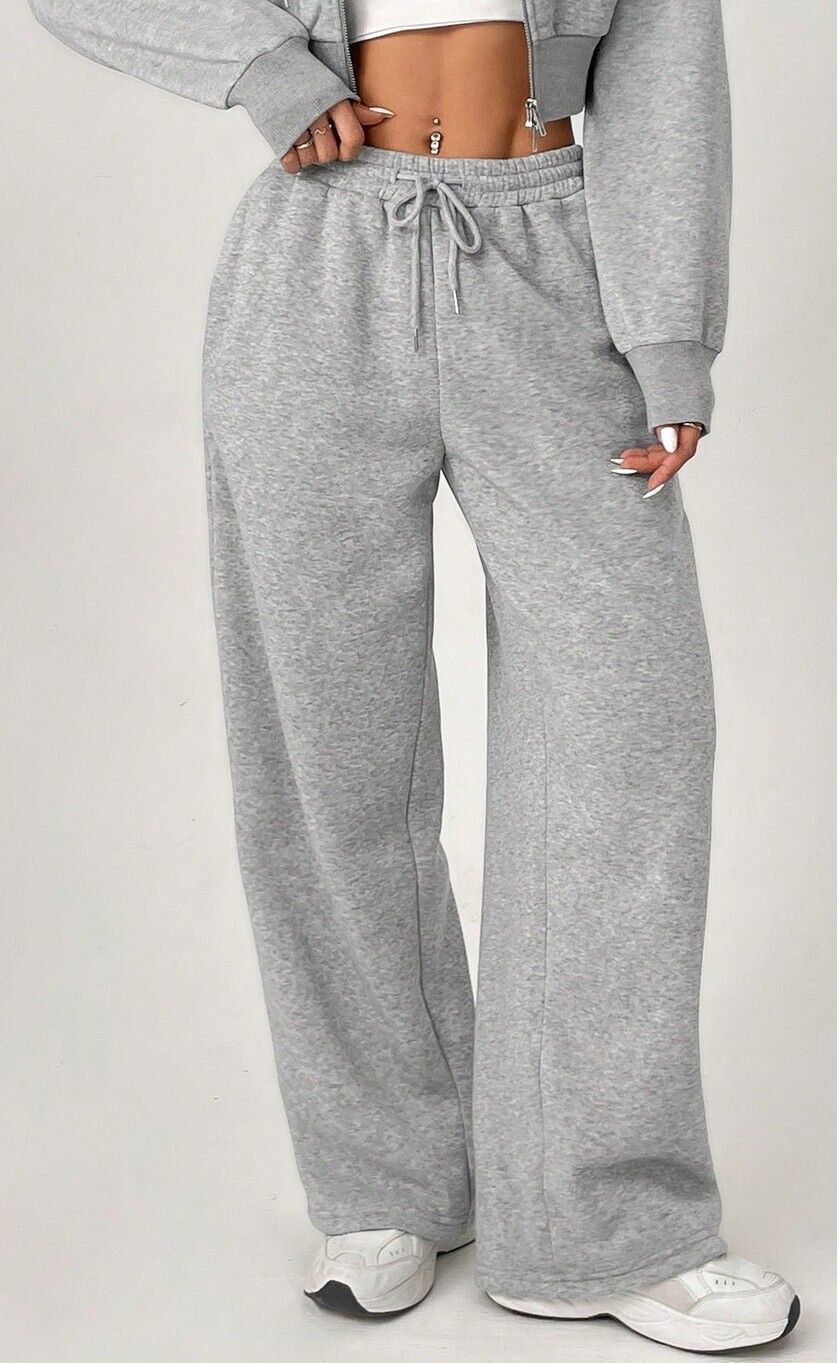 imsa moda Women Solid Grey Track Pants-picture-12