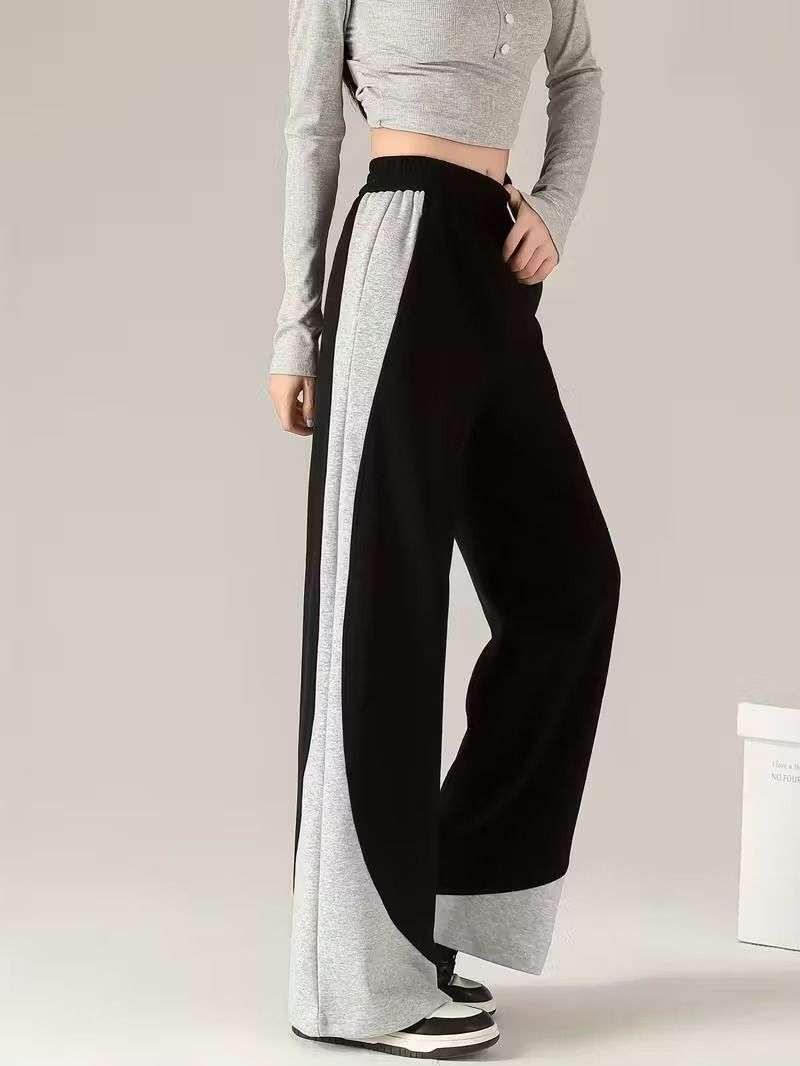 eraandedge Women Loose Fit Black Cotton Blend Trousers-picture-30