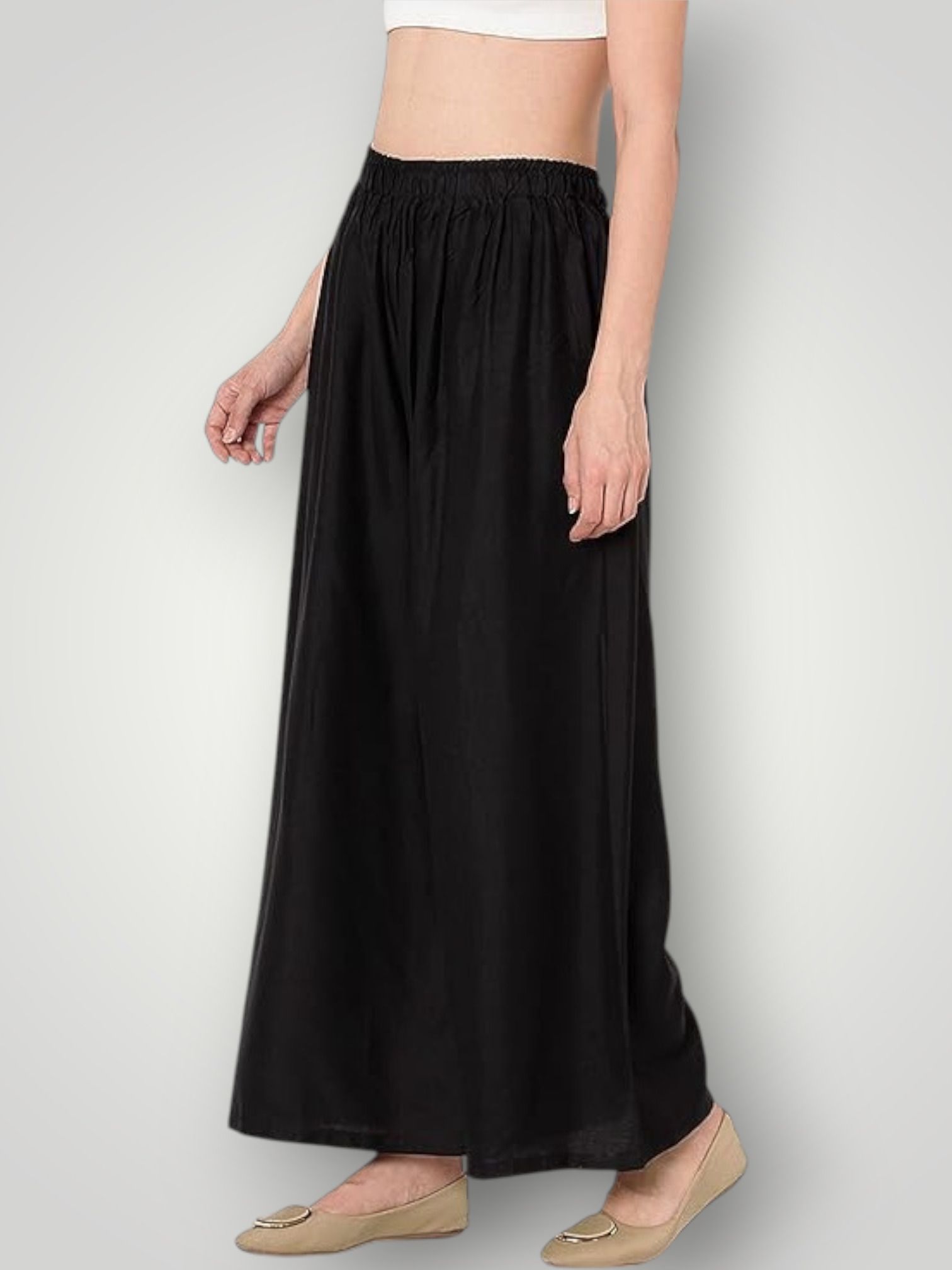 acd Women Comfort Fit Black Viscose Rayon Trousers-picture-36
