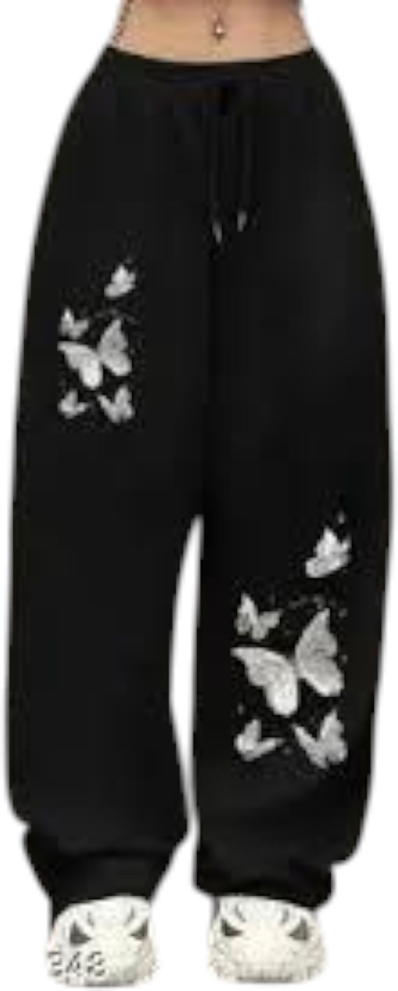 canversmartco Women Printed Black Track Pants-picture-38