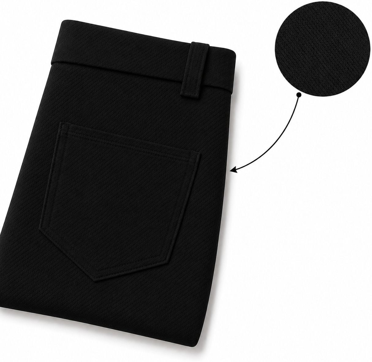 kdsn Men Regular Fit Black Cotton Blend Trousers-picture-18
