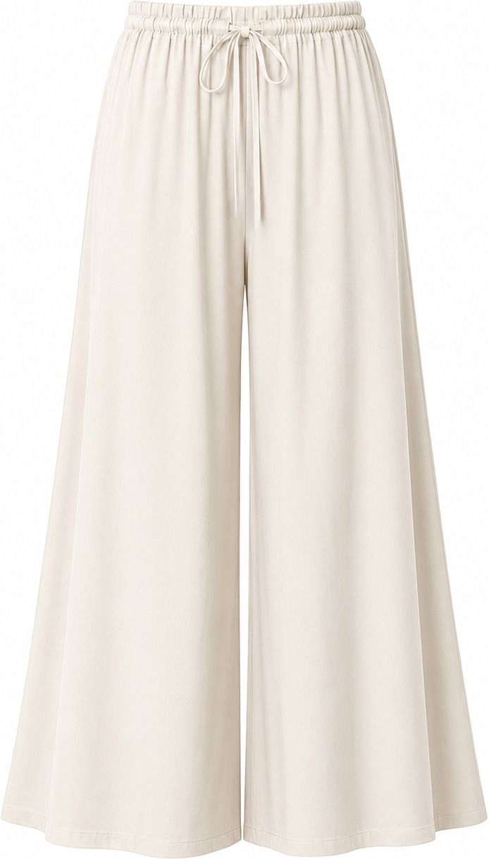 metronaut Relaxed Women White Polyester Trousers-picture-34