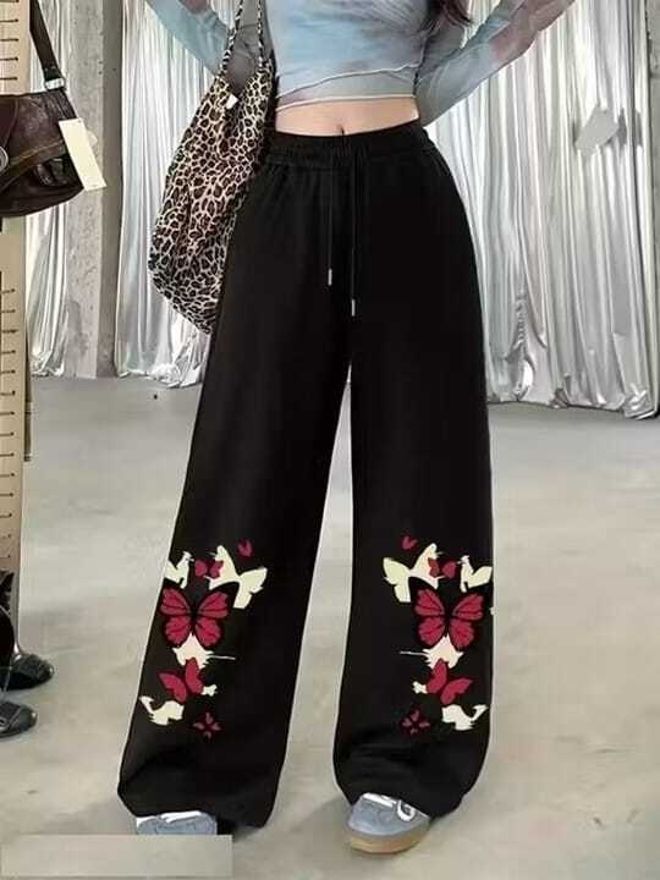 canversmartco Women Printed Black Track Pants-picture-38