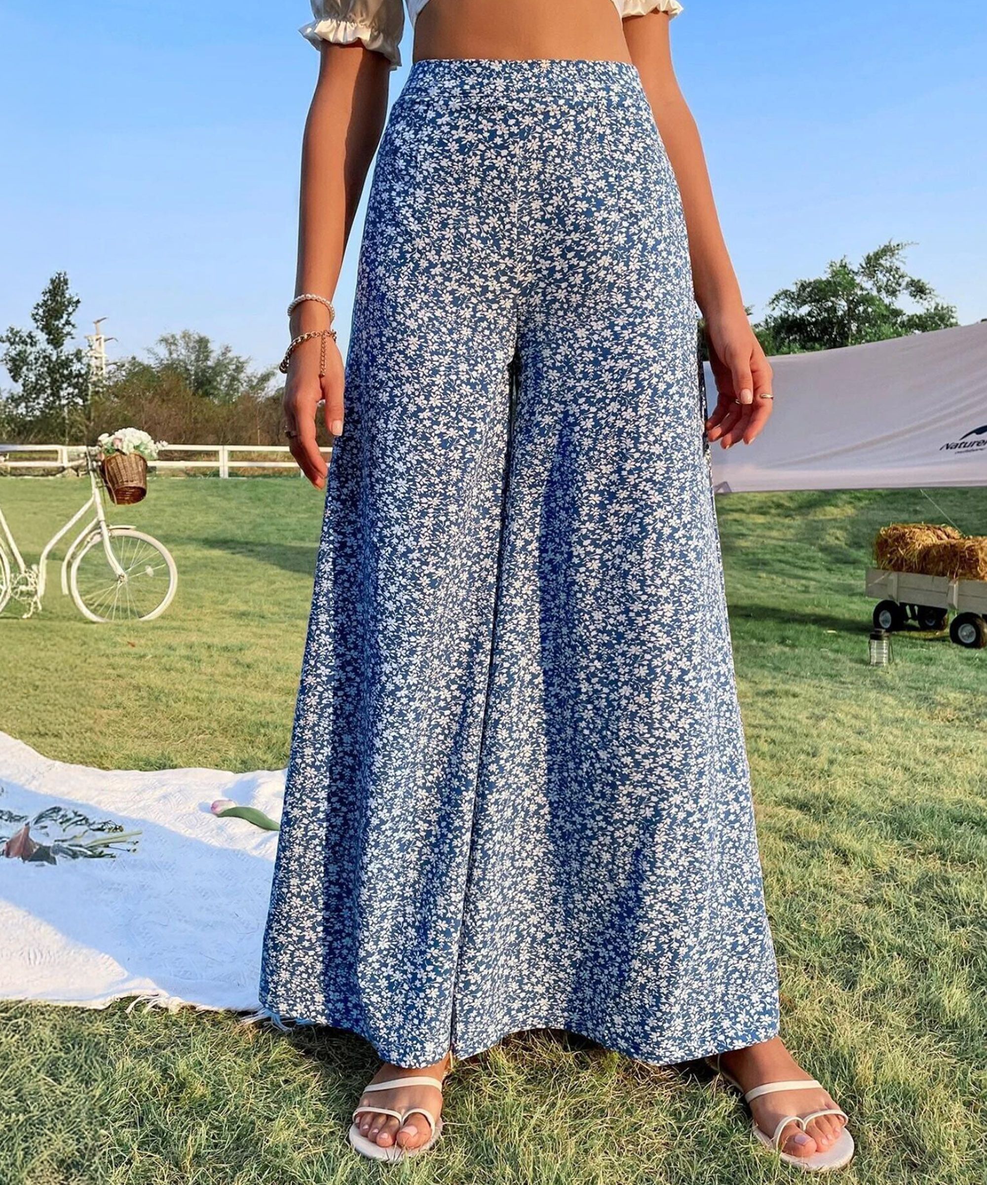 Women Regular Fit Multicolor Polyester Trousers-image-24