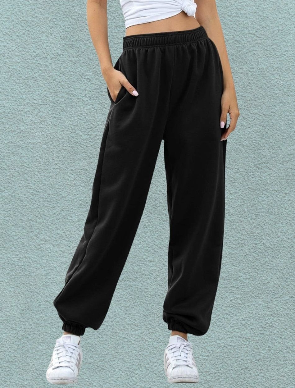 q-rious Women Solid Black Track Pants-picture-17