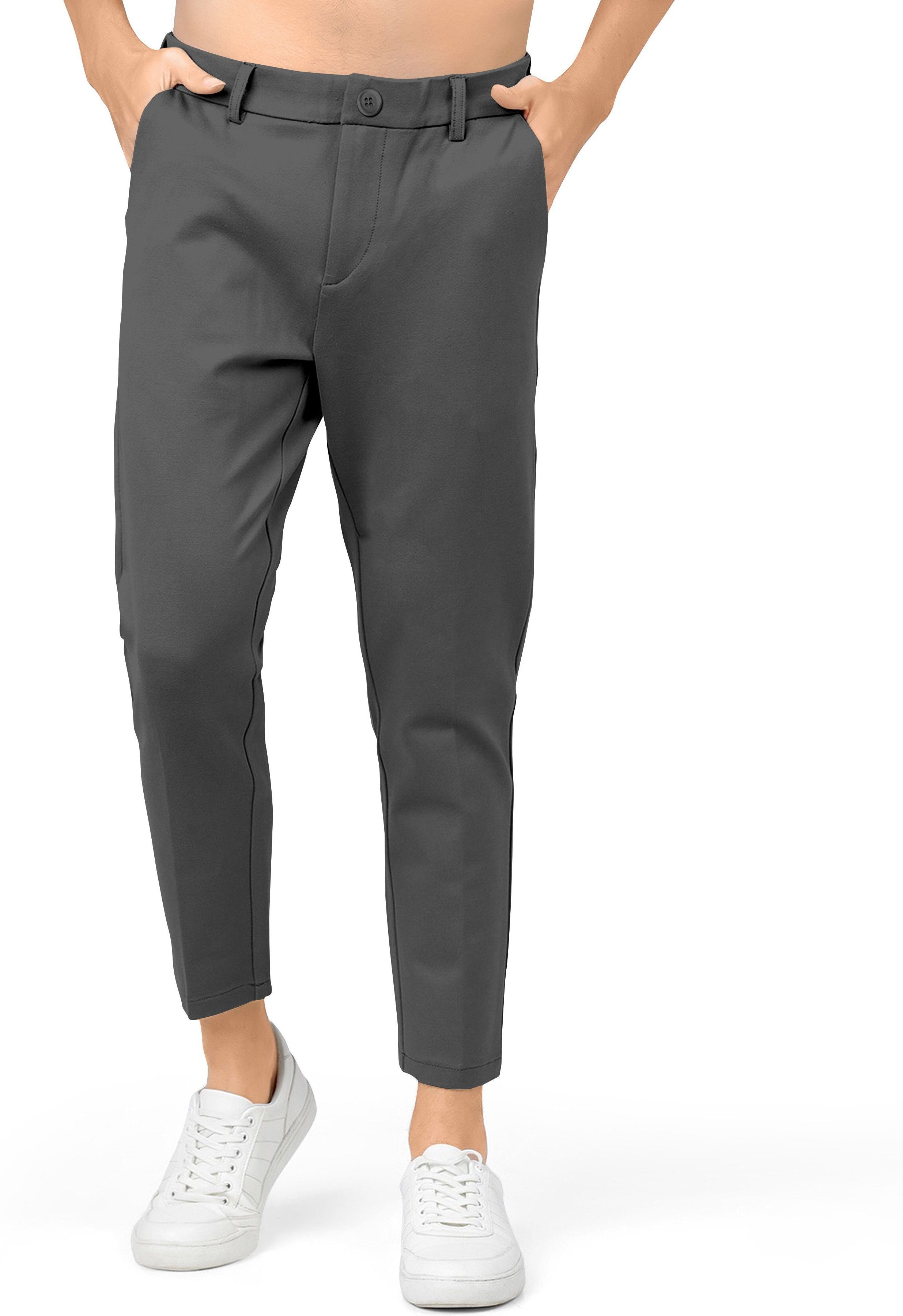 trend shreeyankash Men Regular Fit Grey Lycra Blend Trousers-picture-28