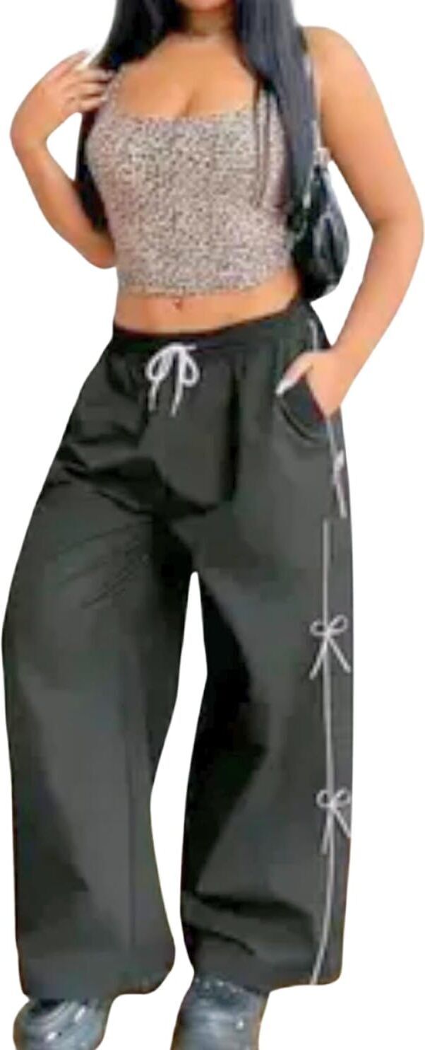 houseofcommon Women Regular Fit Black Cotton Blend Trousers-picture-23