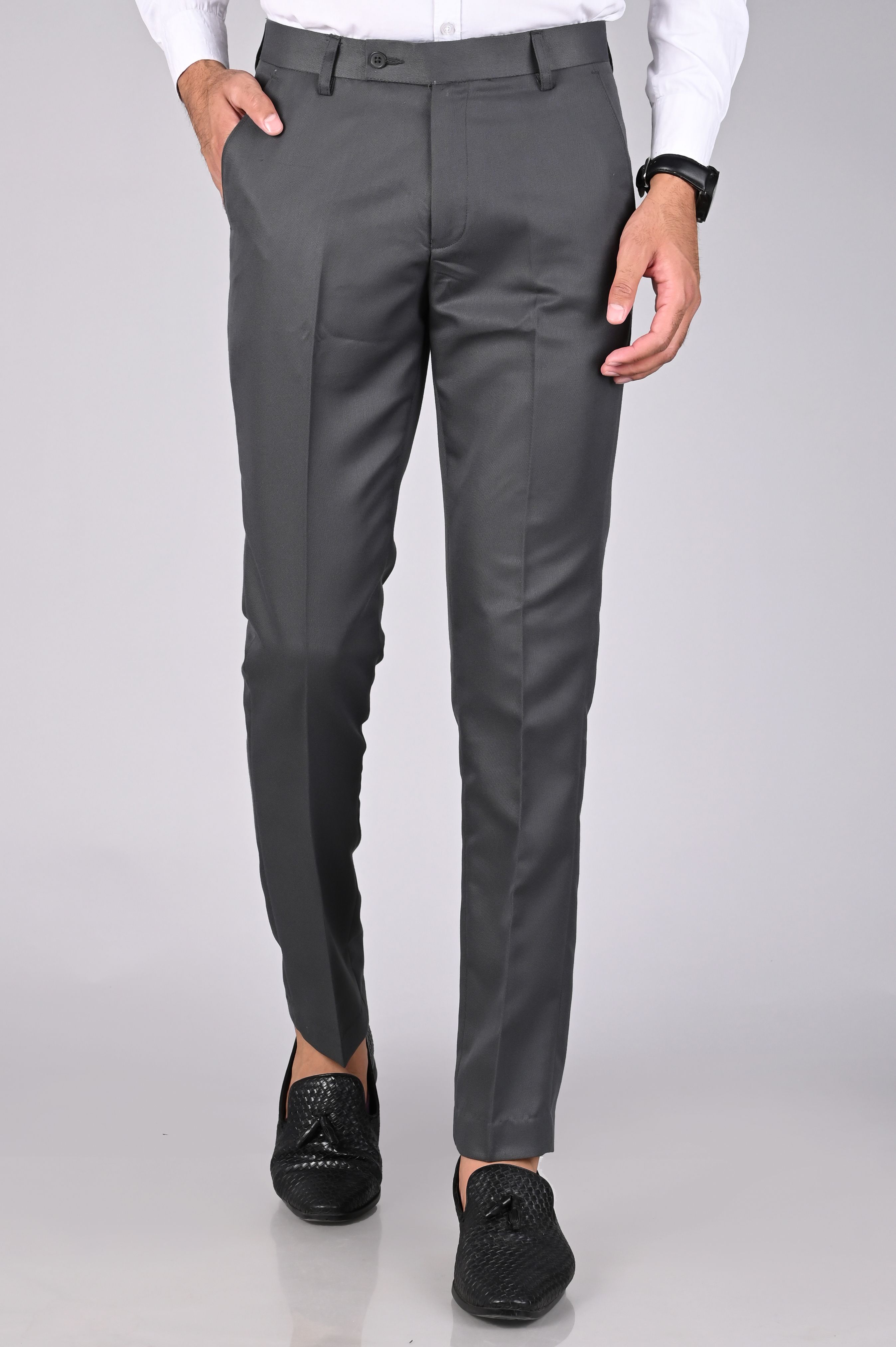 mancrew Men Regular Fit Grey Cotton Blend Trousers-picture-13