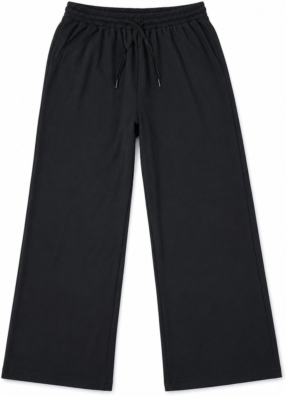 Women Regular Fit Black Lycra Blend Trousers-image-30