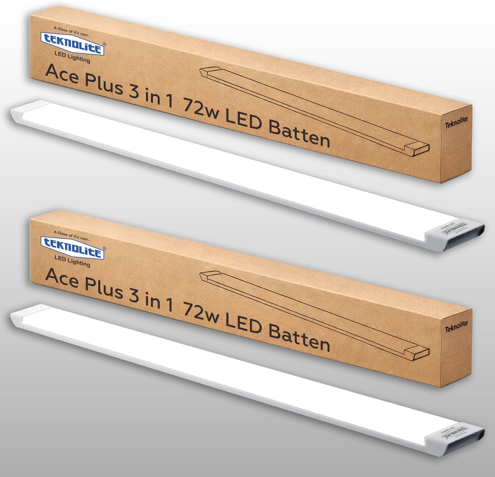 ACE + 72W 4ft 3in1 LED Batten – Warm, Natural & Cool White 2 years Warrenty 72 W 124 cm Tube Light-image-41