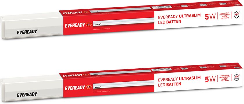 5W 1ft Batten 4kV Surge Protection Lasts Upto 25000 Hours 5 W 30 cm Tube Light