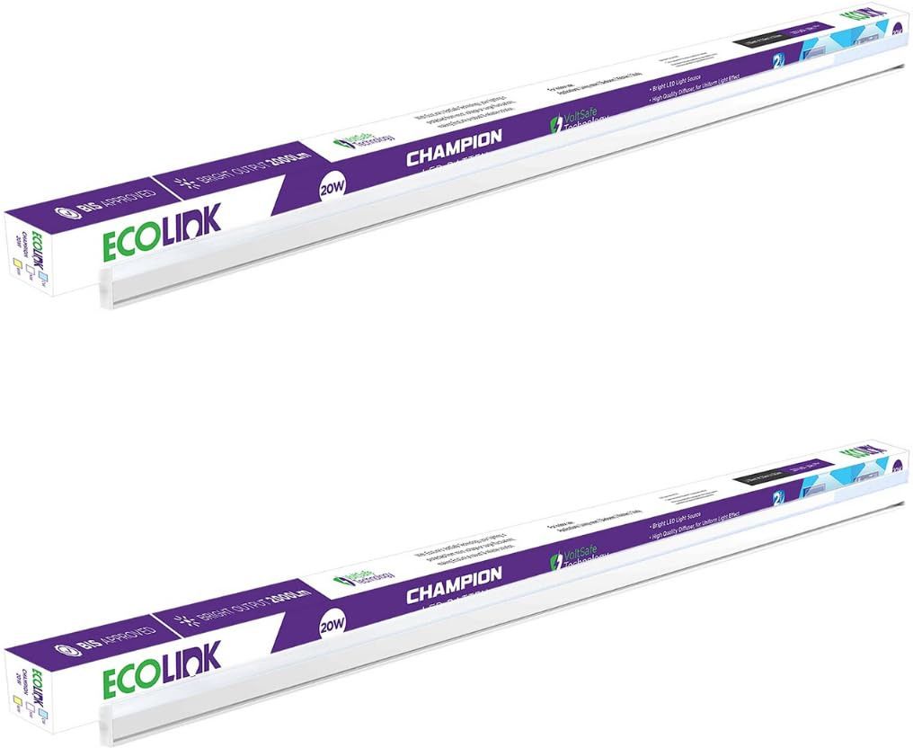 EcoLink Champion Compact 4-ft Batten for Living Room & Bedroom 20 W 110.3 cm Tube Light-image-2