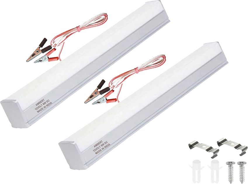 Ambert 12V DC LED Tube Light Solar & Battery Compatible ( Home, RV, Outdoor) 6 W 28 cm Tube Light-picture-10