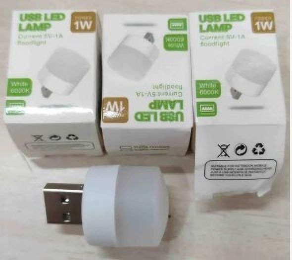 U shape usb bulb pk of 6 #043 1 W 3 cm Tube Light-image-44