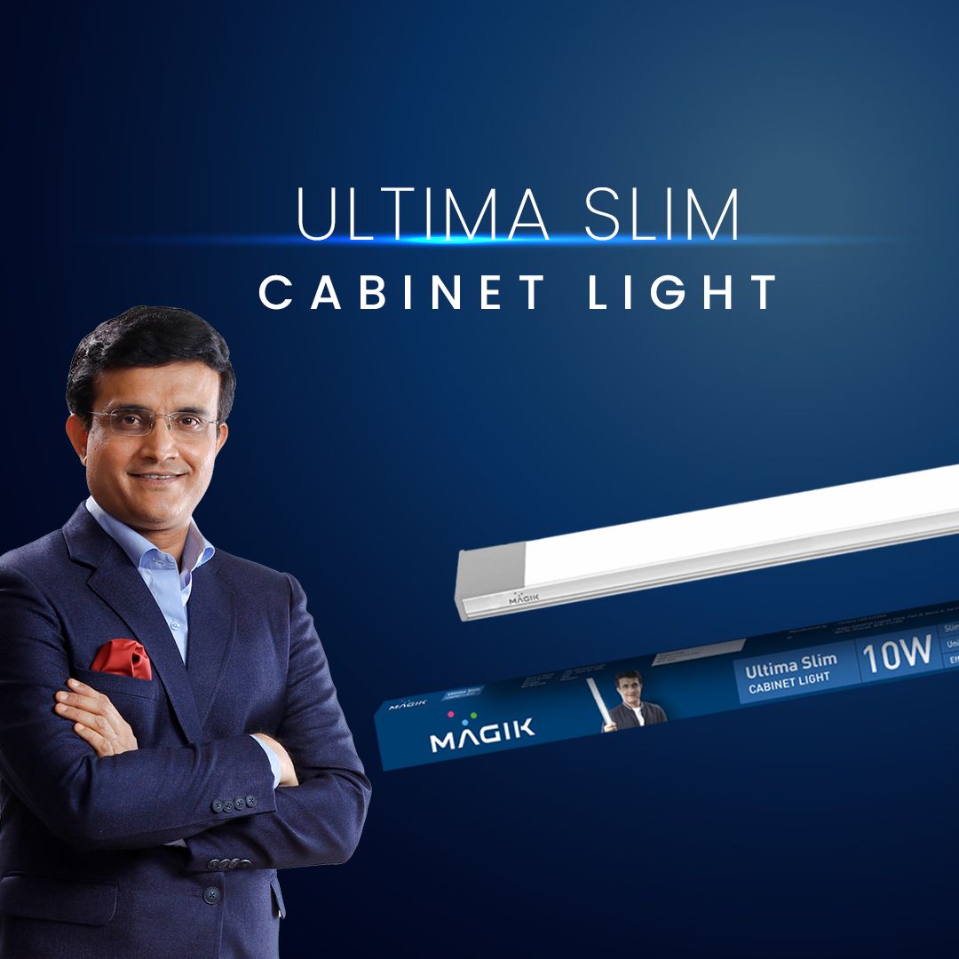 magik Ultima Slim Cabinet Light 2 Ft | Warm White (3000K) | 10 Watt | Aluminium case 10 W 60 cm Tube Light-picture-13