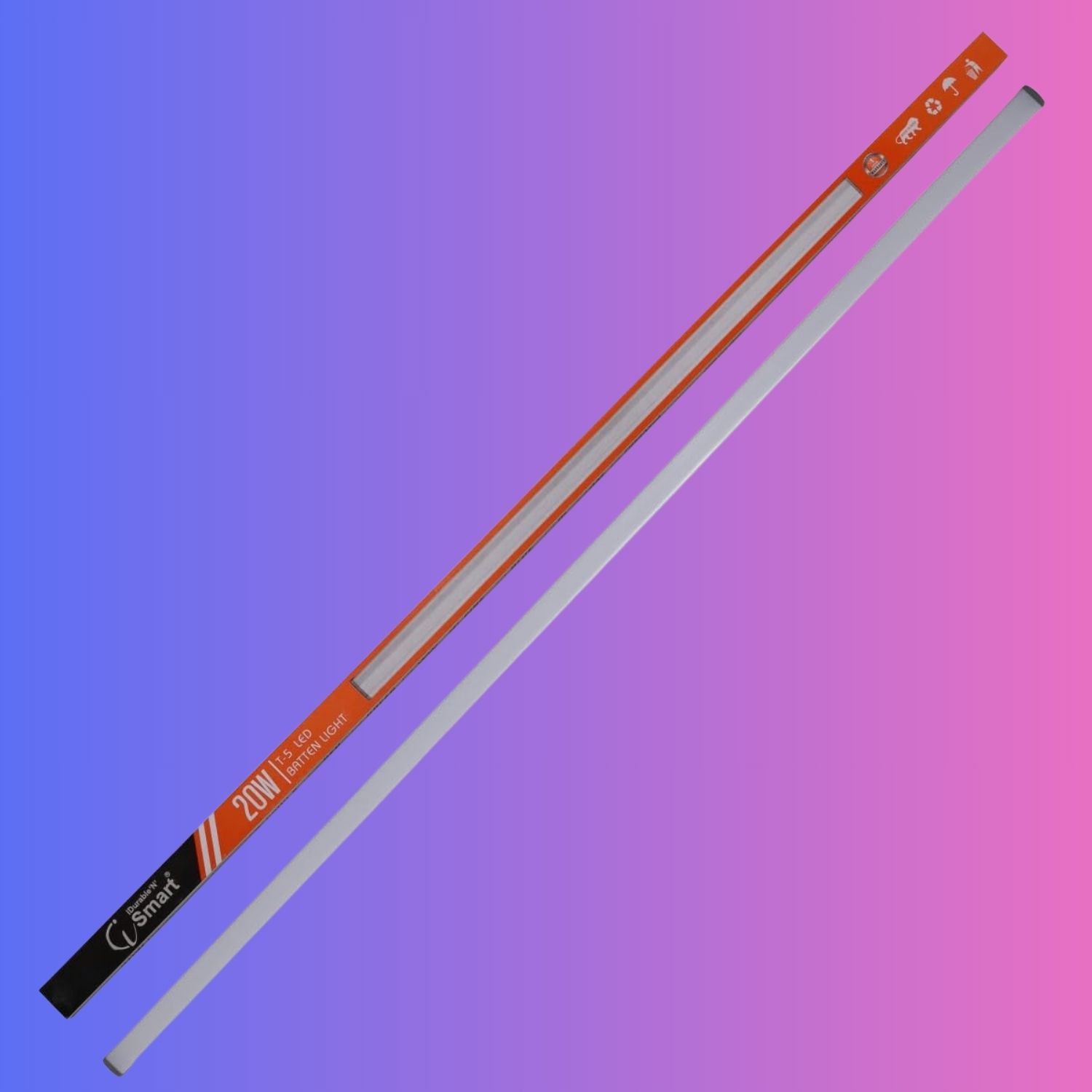 4 Fit Batten Light Color Warm White Code-1 20 W 120 cm Tube Light-image-32