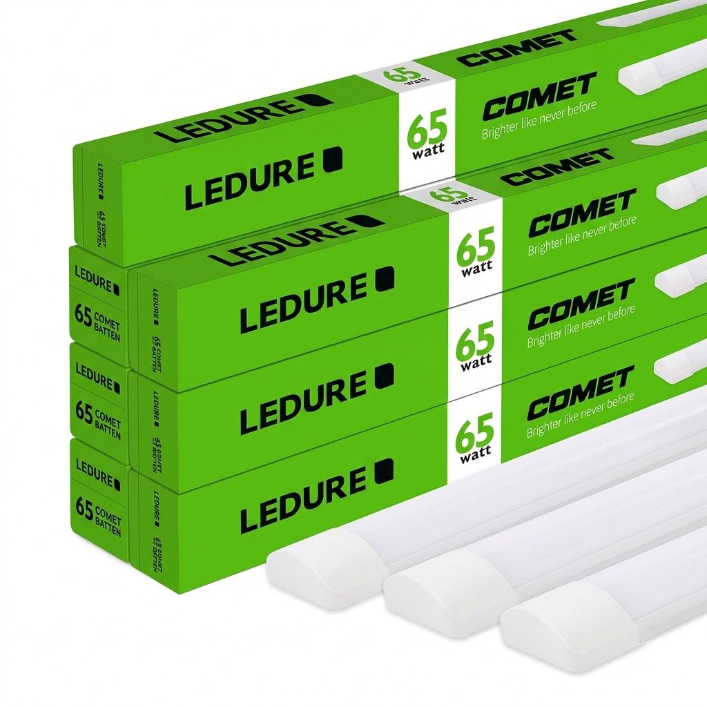 LED Batten 4 Ft | 6500 Lumens | 72W Tubelight Equivalent | Cool White 6500K 65 W 112 cm Tube Light-image-31