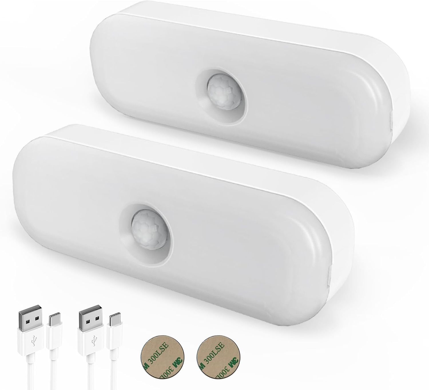 LED Body Sensor Cabinet Light Pack of 2 | Magnetic Wardrobe Lamp 10 W 10 cm Tube Light-image-49