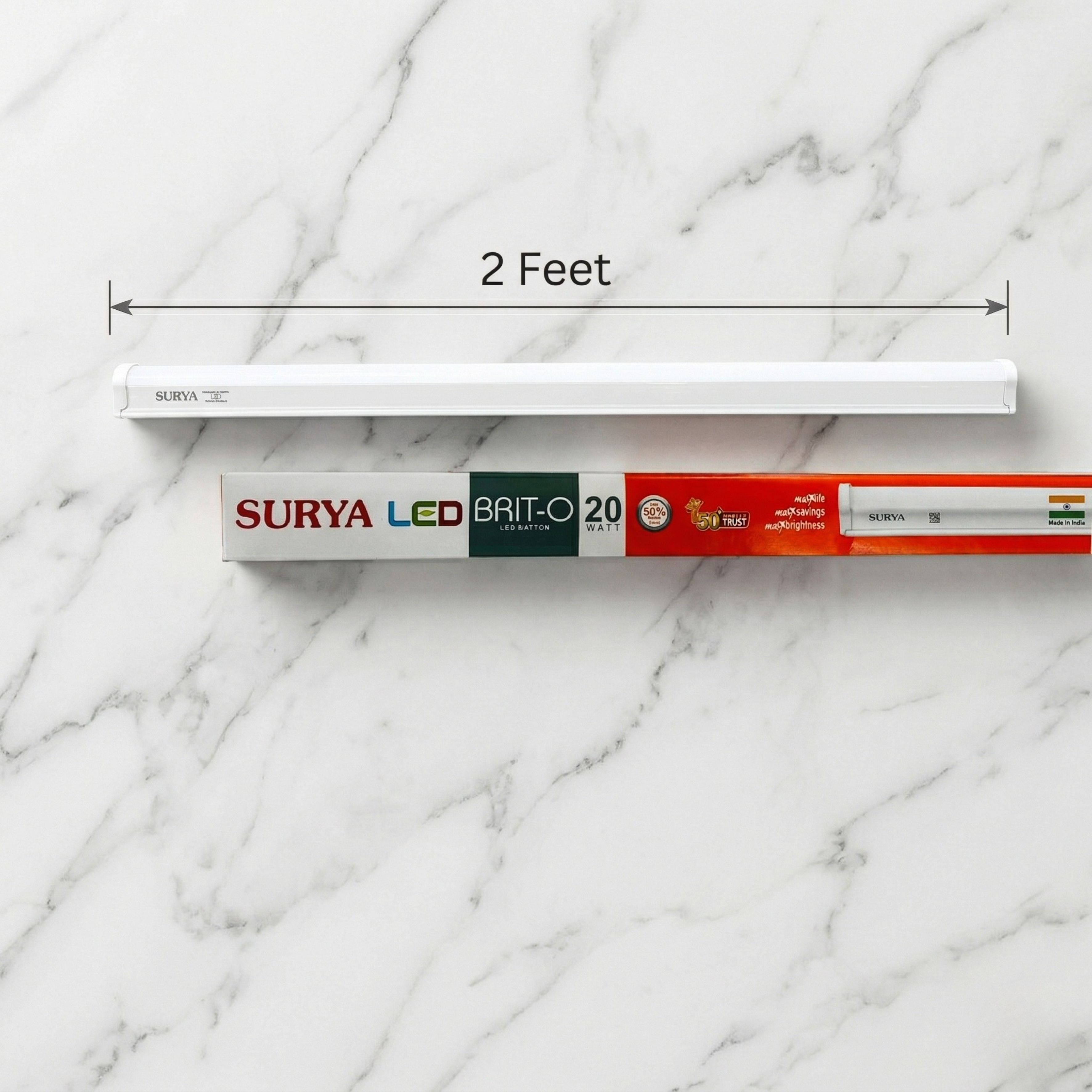 2 Feet Brit-O LED Batten 20 W 60 cm Tube Light-image-43