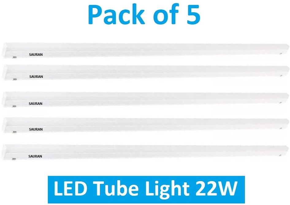 Pack of 5 Pure White LED Tube Light 40W LTL16.3 (With 1 Yr Warranty) 40 W 6 cm Tube Light-image-35
