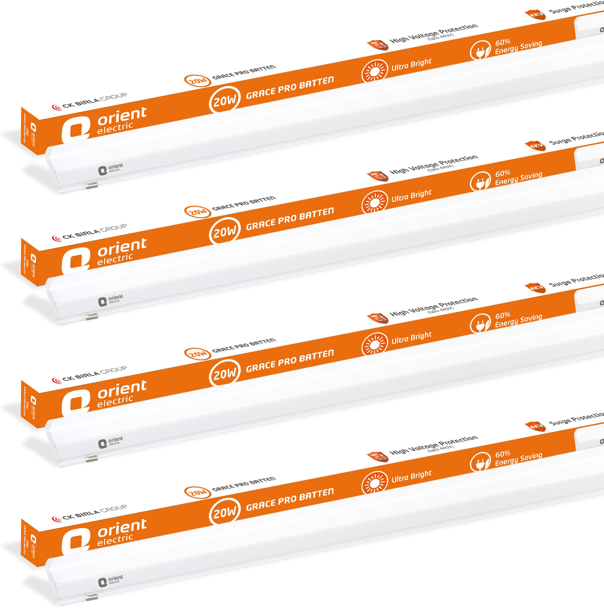 orient electric Grace Pro LED Batten 20W, Cool day light 20 W 110 cm Tube Light-picture-19