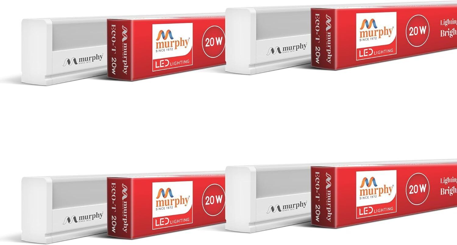 murphy LED Tubelight, 20W - Pack of 4 (White) 20 W 116 cm Tube Light-picture-25