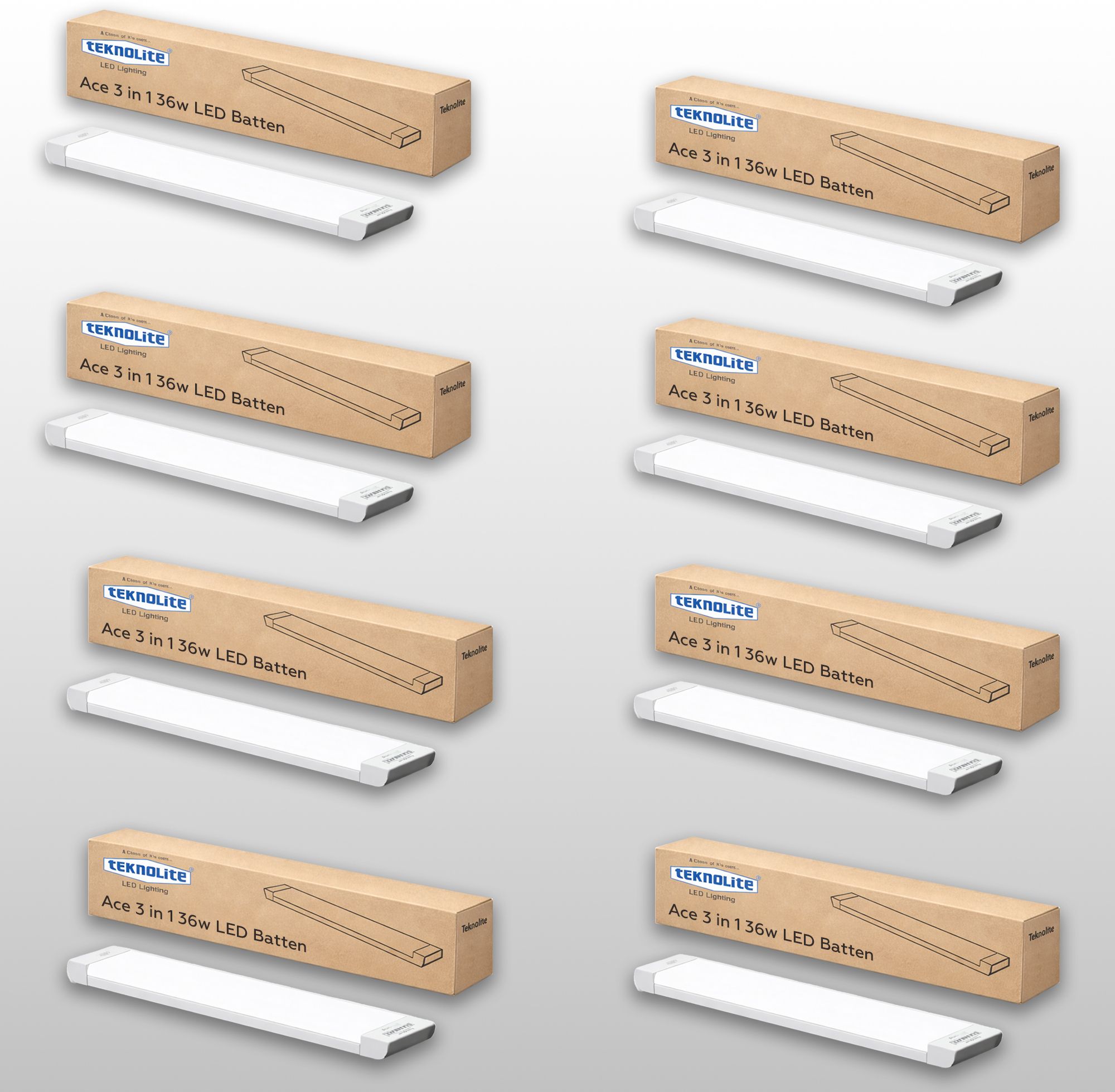ACE 36W 2ft 3 in 1 LED Tube with 2 Year Warranty – Warm, Natural & Cool White 36 W 61 cm Tube Light-image-42