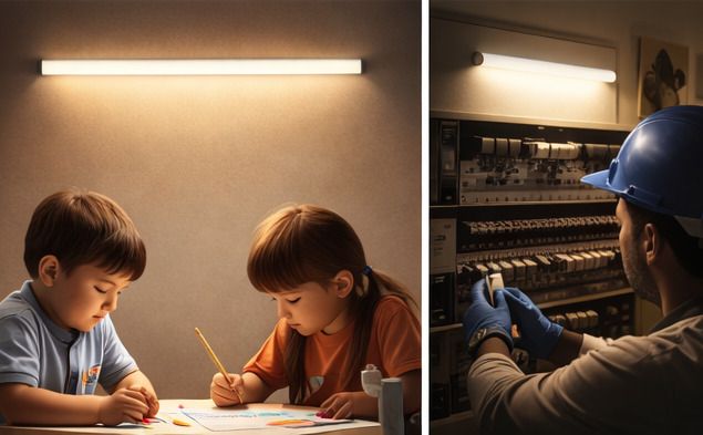 intenso NEO+ Slim LED Batten 12W (2 Ft) Warm White | Ultra Slim, 120° 12 W 57 cm Tube Light-image-31