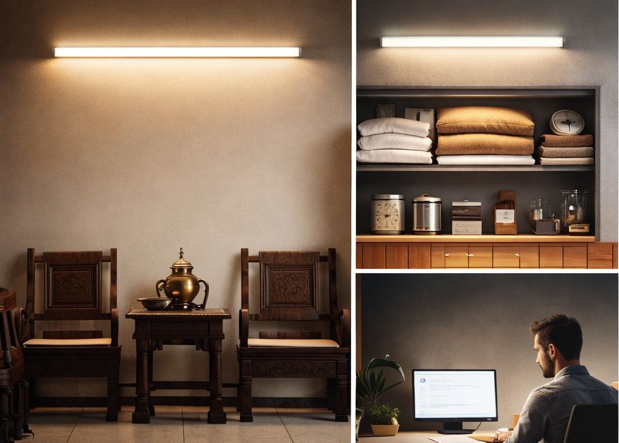 Intenso NEO+ Slim LED Batten 12W (2 Ft) Cool White | Ultra Slim 12 W 57 cm Tube Light-image-28