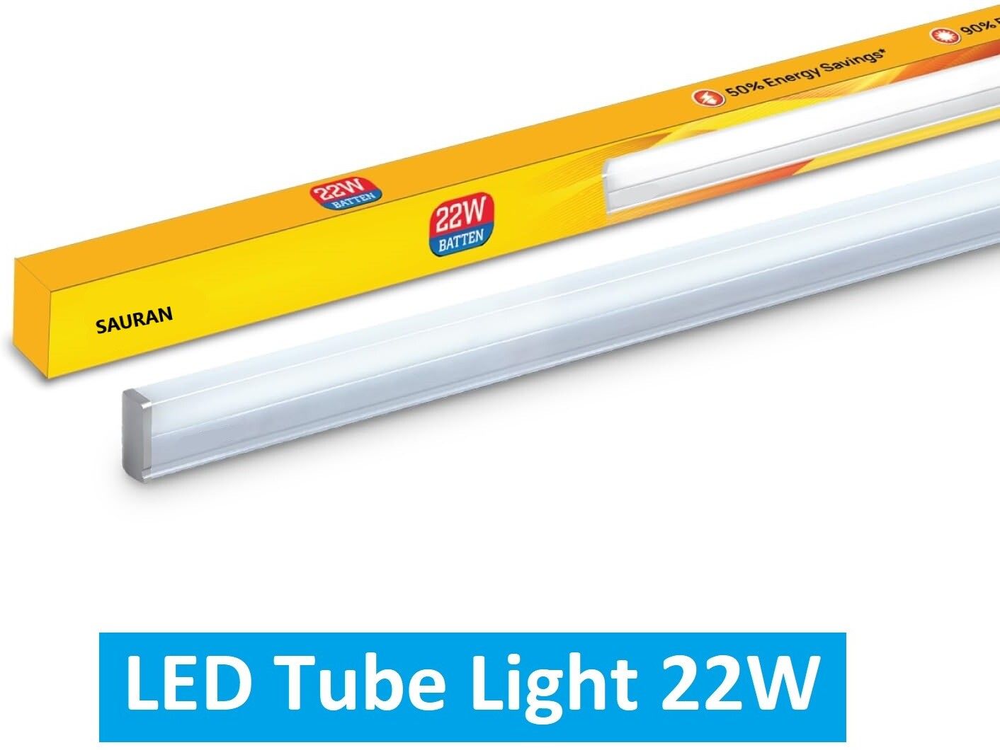 sauran Pure White LED Tube Light 22W LTL2 (With 1 Yr Warranty) 22 W 6 cm Tube Light-picture-25