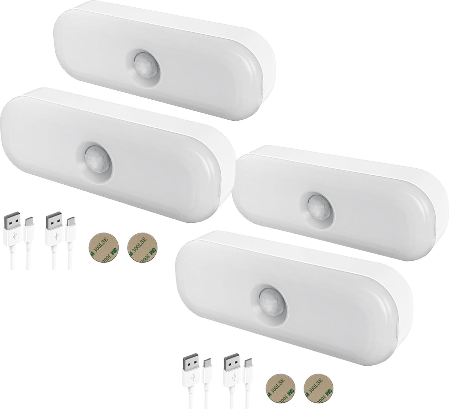 Motion Sensor Light Automatic ON(No Button) Self Adhesive Body Induction Light 5 W 8 cm Tube Light-image-49