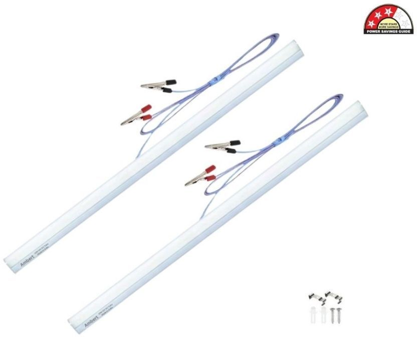 12-Volt DC Led Tube 2Ft Length 12-Watt Pack of-2, 12 W 58 cm Tube Light