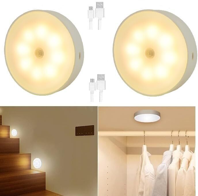 CACKOK USB Rechargeable Motion Sensor Night Self-Adhesive Wardrobes 9 W 15 cm Tube Light-image-47