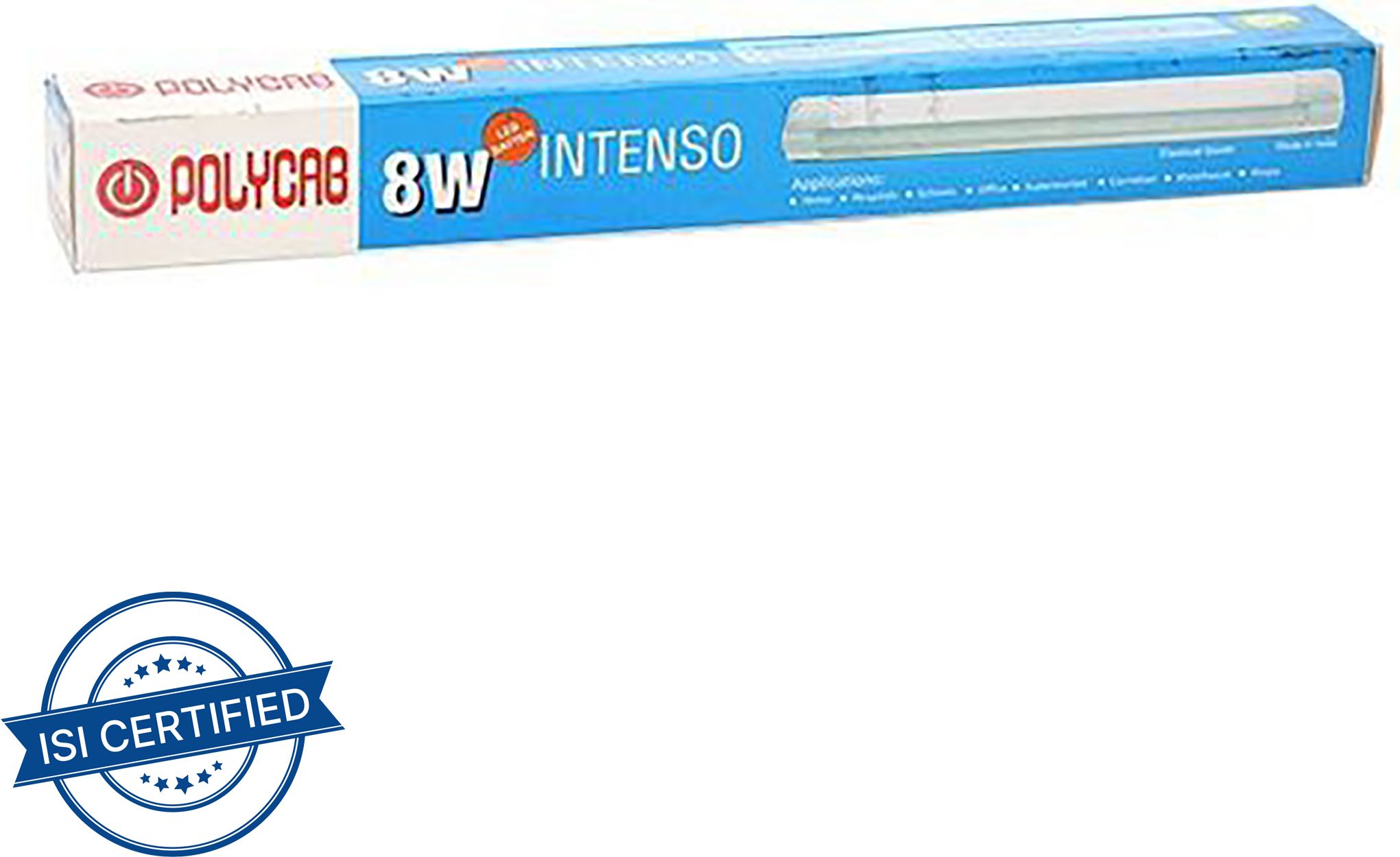 8 W Intenso Polycab Tuelight 8 W 12 cm Tube Light-image-11