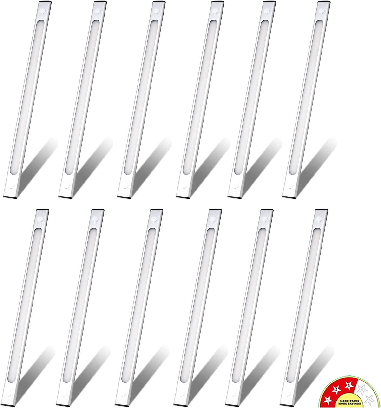 1 Feet (12”) LED Tube/Counter Light - Warm White (Golden) Straight Linear 4 W 4 W 2 cm Tube Light-image-26