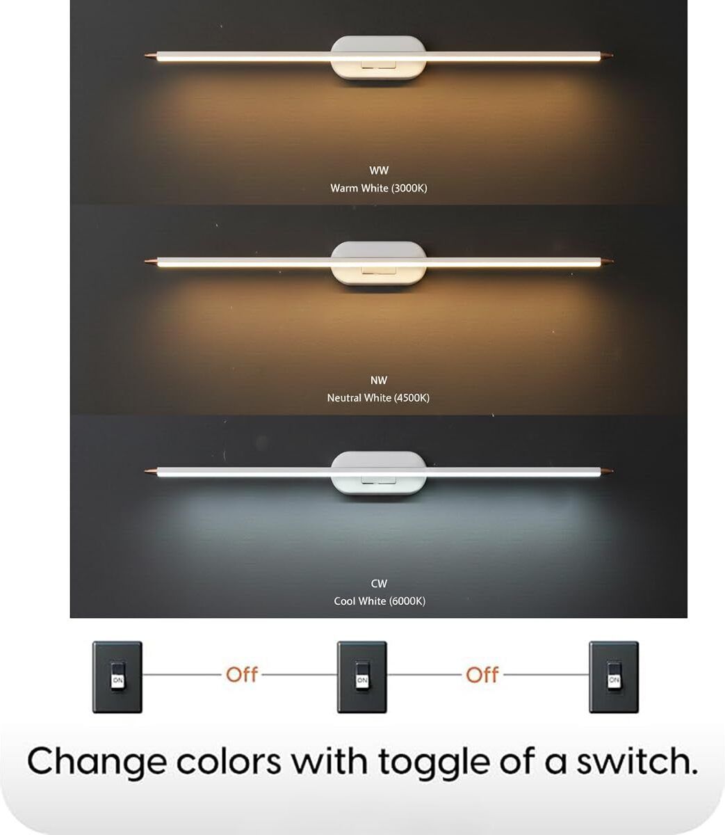 6W LED Mirror Light for Bathroom, Premium Vanity Wall Lamp 6 W 50 cm Tube Light-image-36