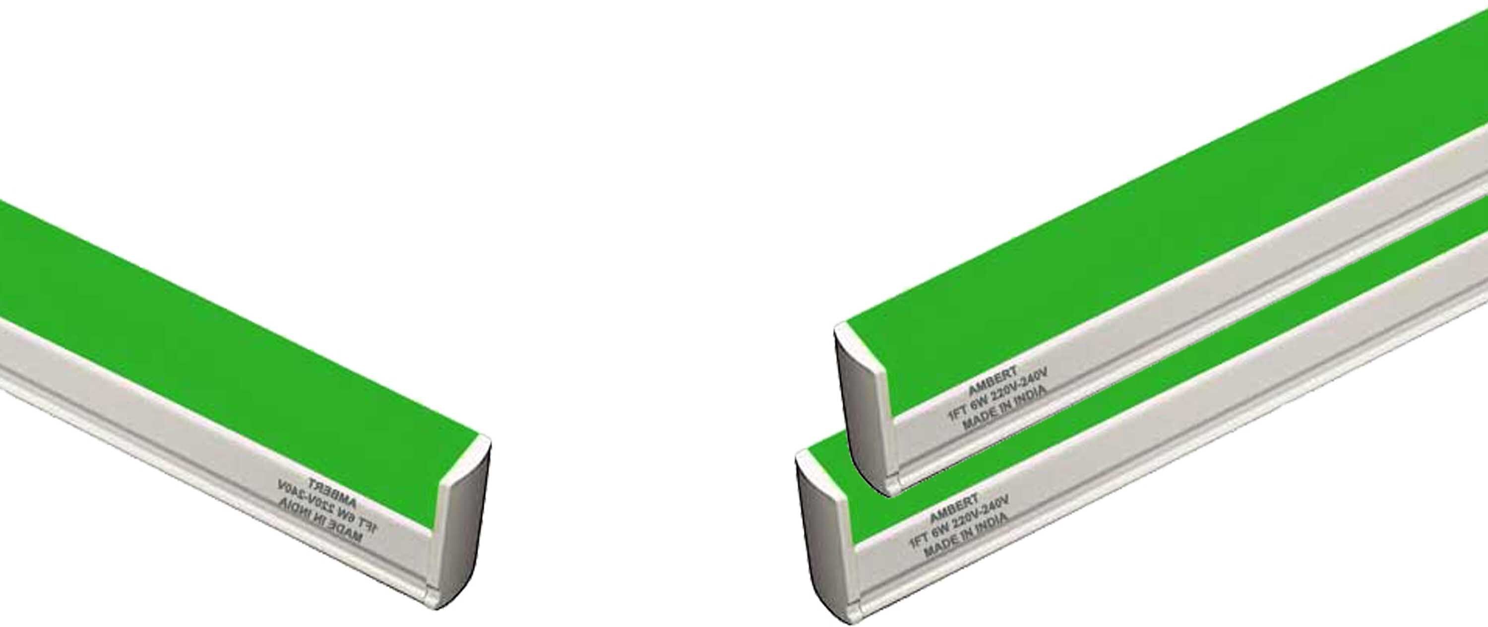 Led T5 1Ft Green Color 6 Watt Pack Of 3 6 W 28 cm Tube Light