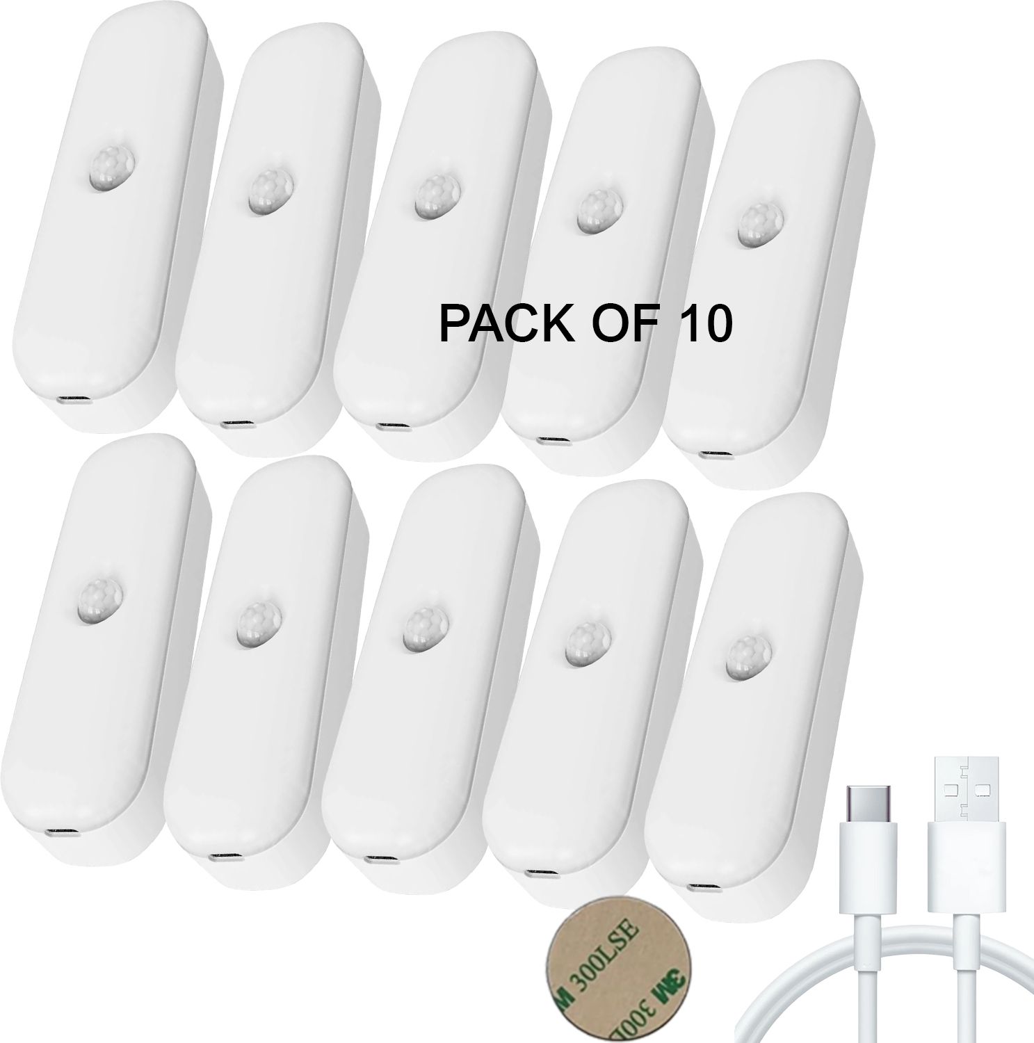 Motion Sensor Light for Home Wireless Self Adhesive LED Body Induction Light 10 W 10 cm Tube Light-image-30