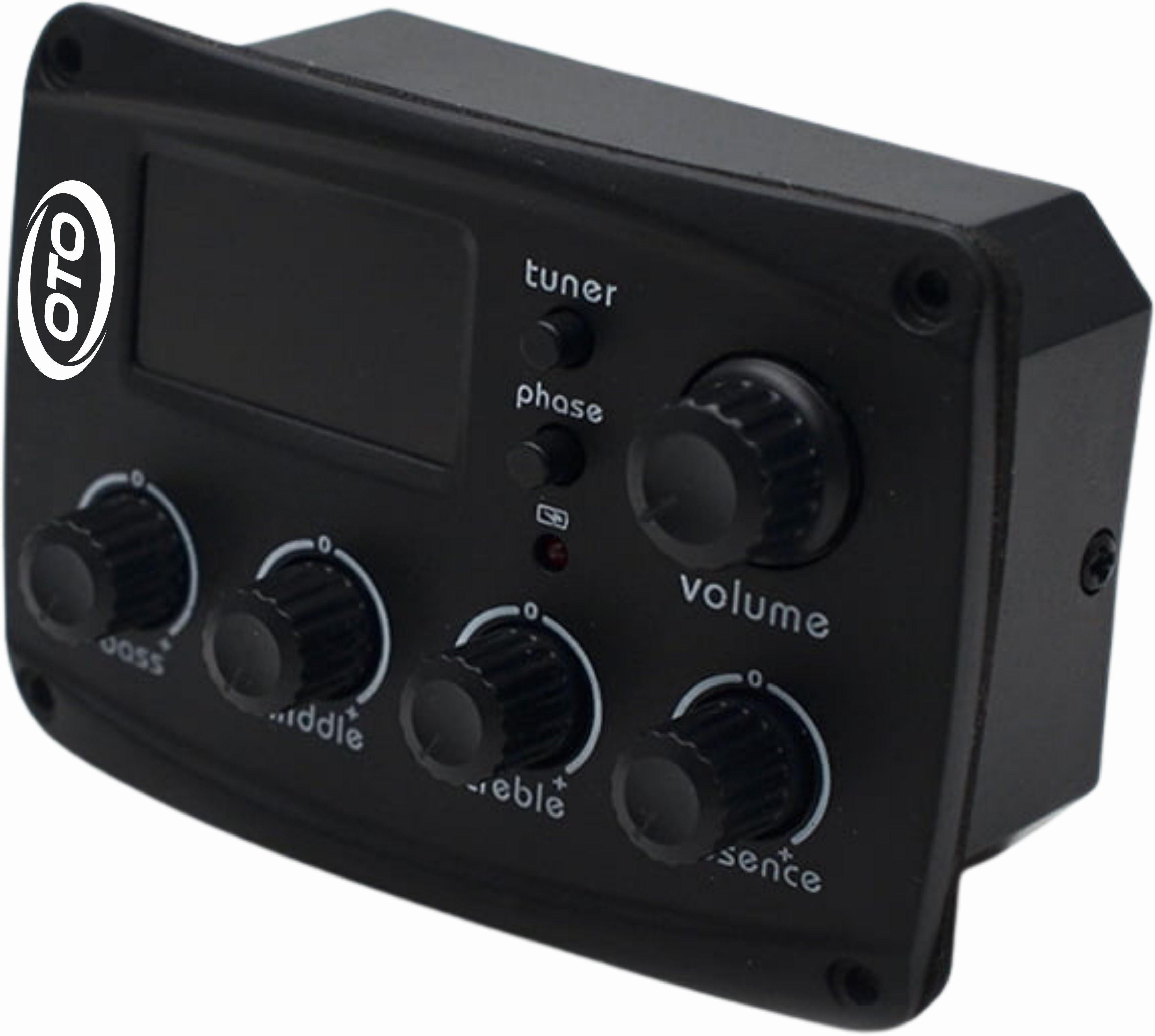oto Premium Acoustic Guitar Preamp EQ With Digital Tuner,Phase Switch,Volume Control Automatic Digital Tuner-picture-4