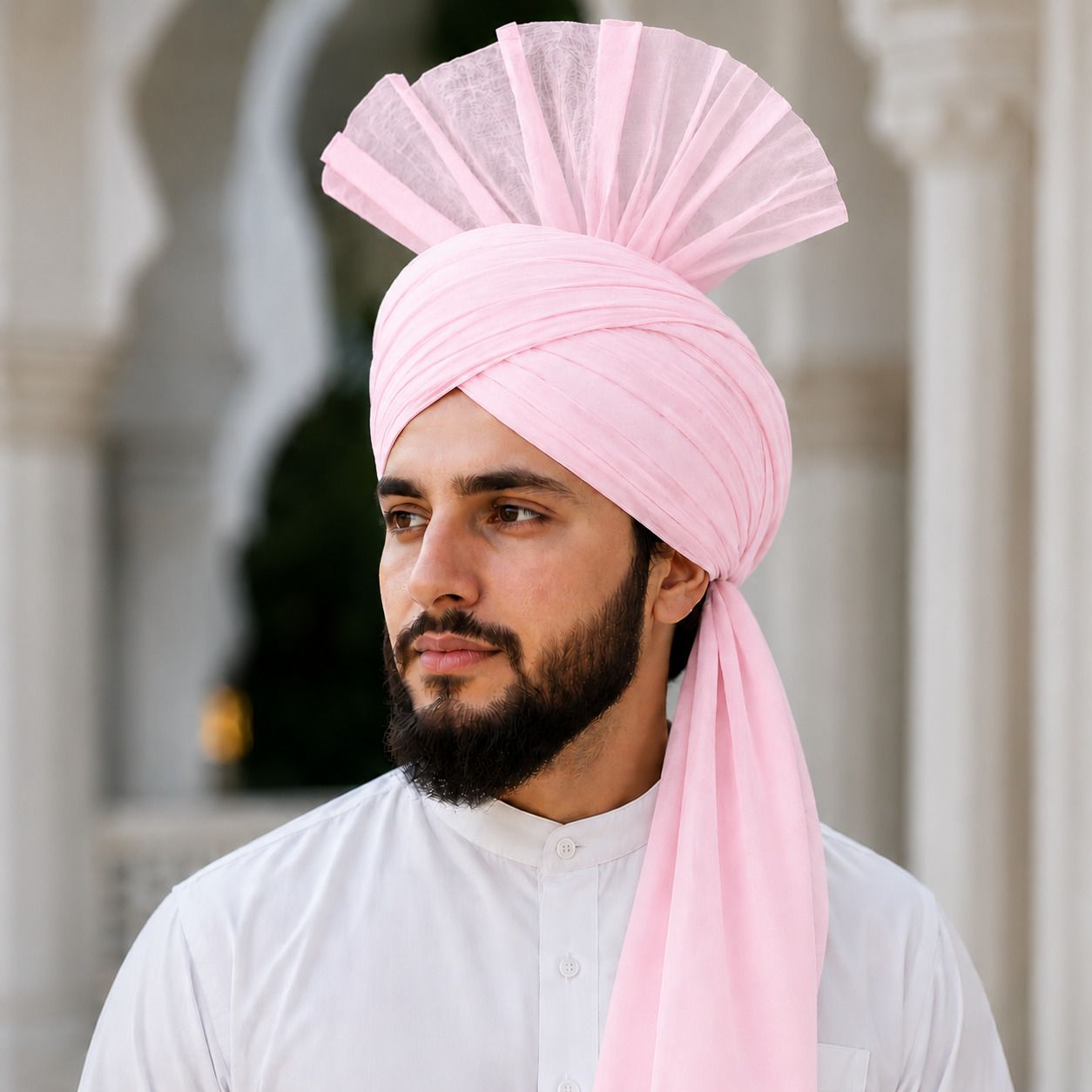 Imama Sharif Solid Pagri-image-17