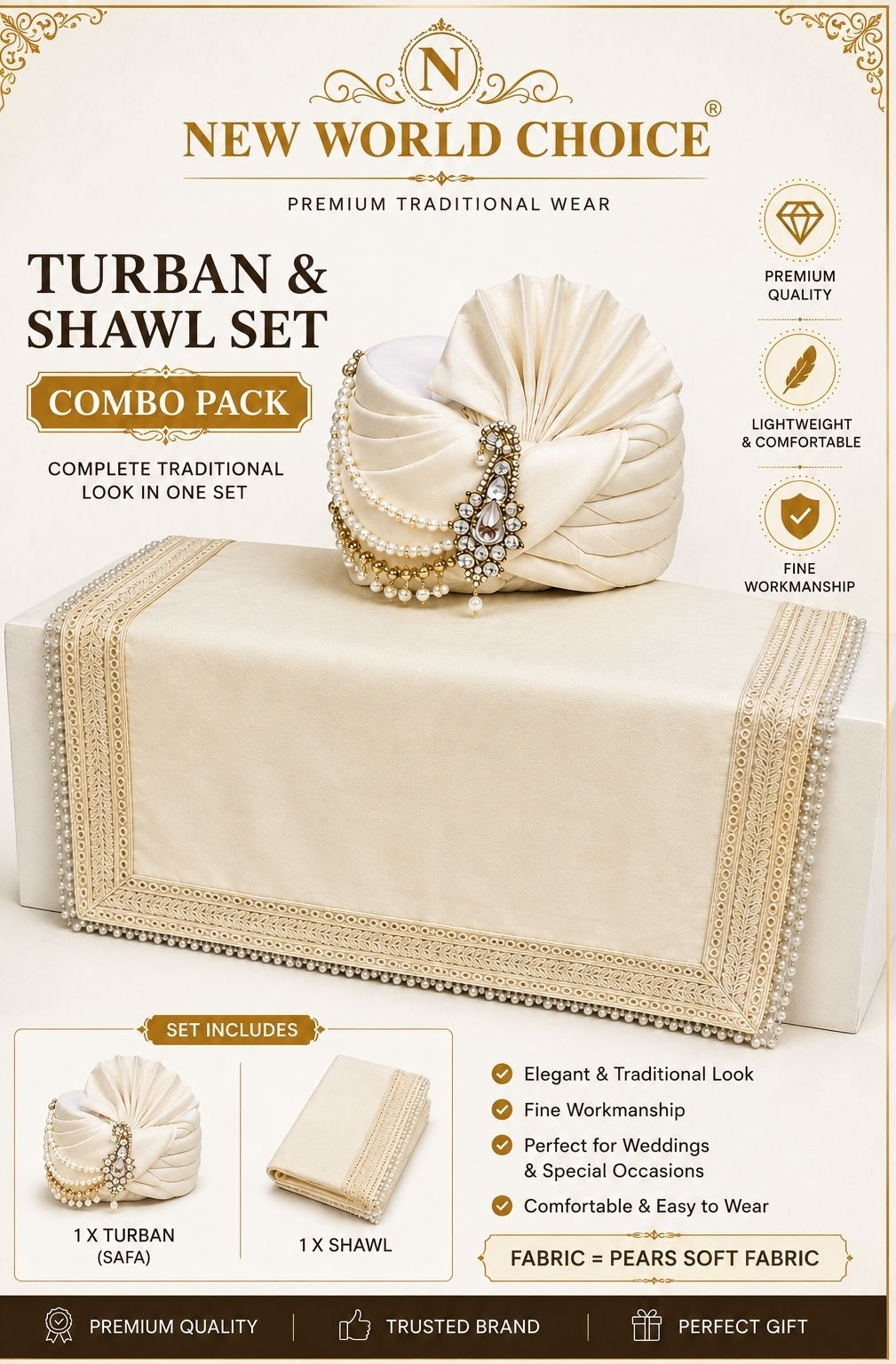 New world choice Self Design Pagri-picture-16
