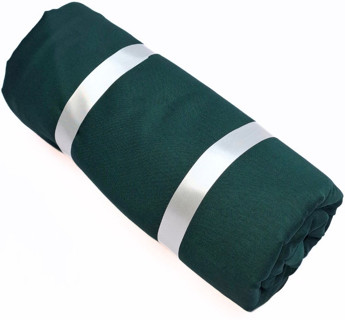 CHARKHI 4.5 Meter Emerald Green FullVoile Punjabi Turban for Men Solid Pagri